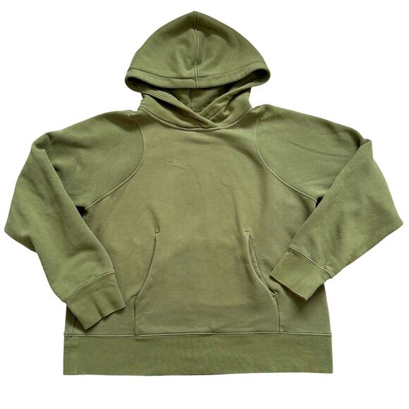 Lululemon Sz6 Loungeful Hoodie Bronze Green Hooded Sweatshirt Oversized Outdoors - Picture 1 of 11